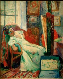 Le Repos du modèle (Jeanne)