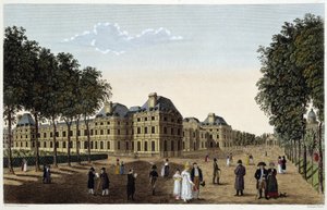 Jardin et Palais du Luxembourg vus de la terrasse du petit Luxembourg - Henri Courvoisier Voisin