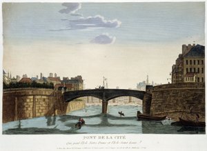 Le Pont de la Cité - dans Vues de Paris par Courvoisier - Henri Courvoisier Voisin