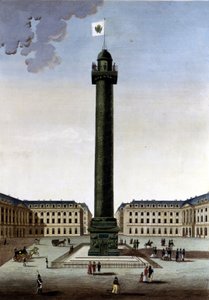 Place Vendôme - dans Vues de Paris par Courvoisier