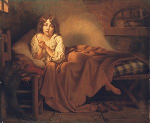 Dauphin Louis XVII dans la prison du Temple, 1851