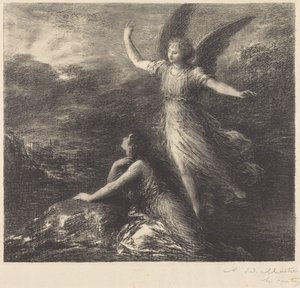 Début de « Paradis et la péri » (2e planche) - Henri Fantin-Latour