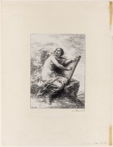 Inspiration, première planche - Ignace Henri Jean Fantin Latour