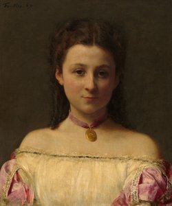 Mademoiselle de Fitz-James - Ignace Henri Jean Fantin Latour