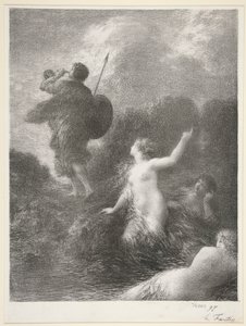 Siegfried et les Filles du Rhin - Ignace Henri Jean Fantin Latour
