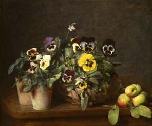 Nature morte avec pensées, 1874