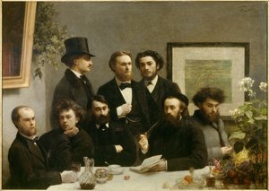Coin de table - Ignace Henri Jean Fantin Latour