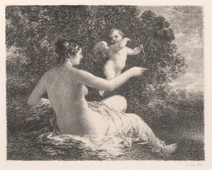 Vénus et Cupidon - Ignace Henri Jean Fantin Latour