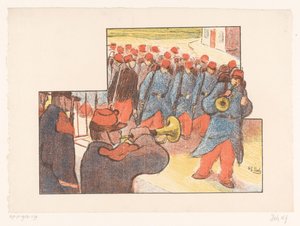 Parade militaire (Voorstellingen van het Théâtre Libre, Les Programmes du Théâtre Libre) - Henri Gabriel Ibels