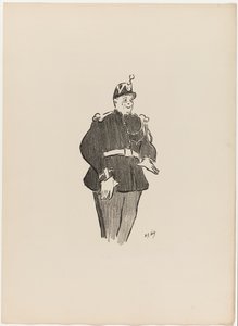 Polin, extrait de Le Café-Concert - Henri Gabriel Ibels