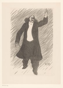 Portrait du chansonnier Marcel Legay