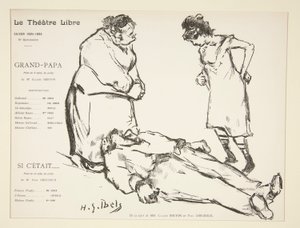 Programme du Théâtre Libre: Grand Papa