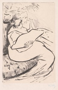 Femme assise, vers 1895-1900 - Henri Gabriel Ibels
