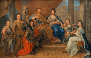 Polonais : Jean III Sobieski avec sa famille