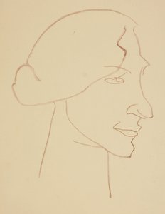Sophie de profil - Henri Gaudier Brzeska