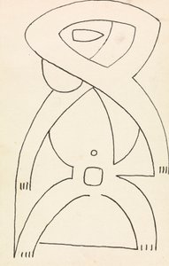Étude de figure pour un design en relief - Henri Gaudier Brzeska