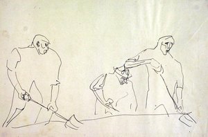Travailleurs - Henri Gaudier Brzeska