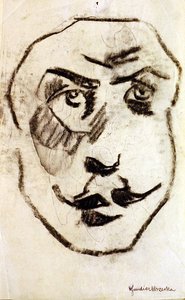 Tête sculpturale de Brodzky - Henri Gaudier Brzeska