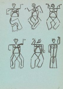 Six études de figures dansantes - Henri Gaudier Brzeska