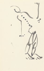 Étude pour "Danseuse en pierre rouge"