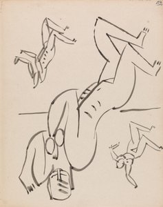 Trois études pour une figure féminine - Henri Gaudier Brzeska