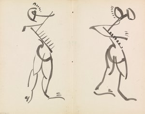 Deux figures dansantes