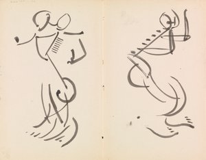 Deux figures dansantes - Henri Gaudier Brzeska