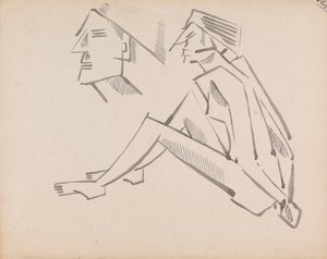 Deux études de figures - Henri Gaudier Brzeska
