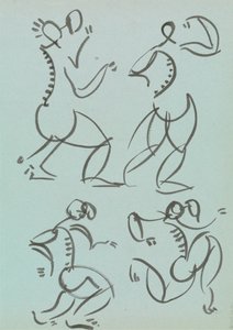 Deux figures en pied