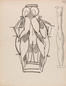 Deux études pour une colonne sculpturale - Henri Gaudier Brzeska