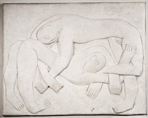 Lutteurs, 1914 ; 1965 - Henri Gaudier Brzeska
