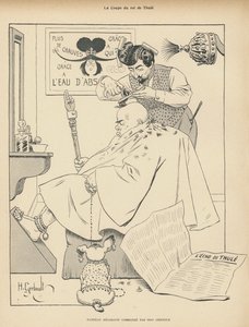 Coupe de cheveux du roi de Thulé : un homme chez le barbier - Henri Gerbault