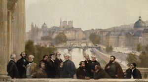Le panorama du siècle: Dupré, Rousseau, Isabey, Millet, Couture, Daubigny, Diaz..., 1889 - Henri Gervex