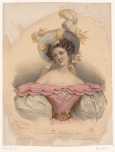 Jeune femme avec des pensées tristes (Je le voudrais, Voorstellingen van in gedachten verzonken figuren)