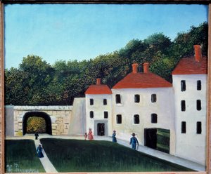 Promeneurs dans un parc Peinture de Henri Rousseau dit le Douanier Rousseau