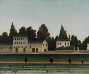 Paysage avec pêcheur, 1909