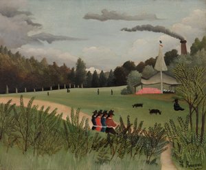 Parc avec des figures