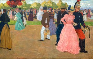 Promenade dominicale au Bois de Boulogne