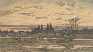 Vue de Moulins, vers 1850-60