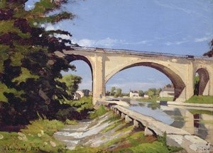 Le Pont Canal à Briare, 1888