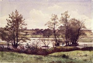 La grande inondation, près de Saint-Prive