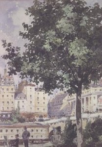Le Pont Neuf - Henri Joseph Harpignies