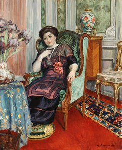 Femme assise dans un fauteuil, 1911 - Henri Lebasque