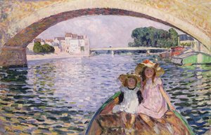 Dans le bateau - Henri Lebasque