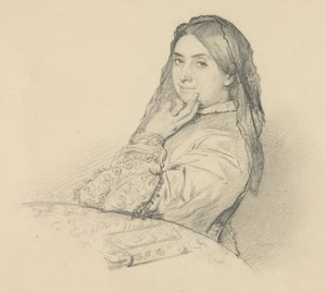 Portrait de sa mère - Henri Lehmann