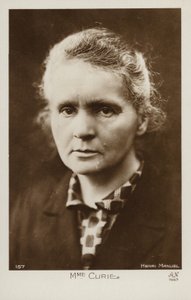 Marie Curie (1867-1934), physicienne et chimiste polonaise (photo n/b) - Henri Manuel
