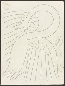 Quelques sonnets : Frontispice, planche 24 des Poésies de Mallarmé - Henri Matisse