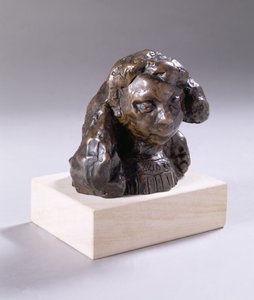 Buste de Fillette (Marguerite), vers 1905-06 (bronze à patine brune)
