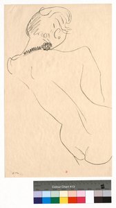 Figure de dos au collier noir - Henri Matisse