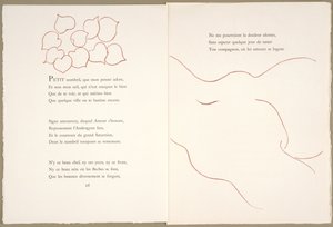 Florilège des Amours de Ronsard, November 29 - Henri Matisse